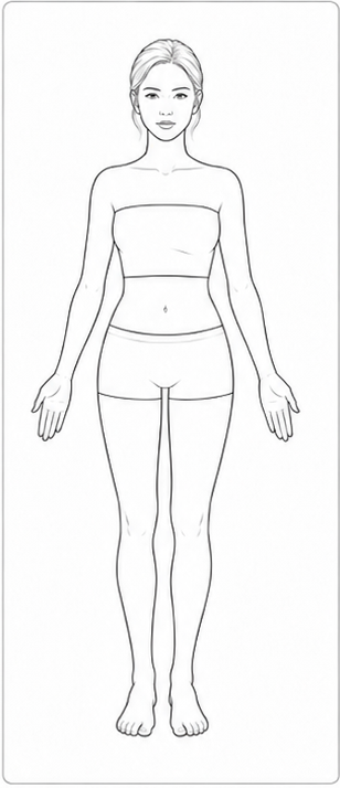 Front body map